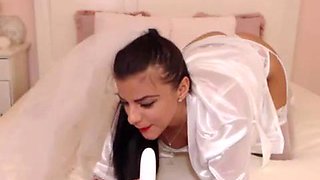 Alina suck a fucking dildo: Big Ass, Blowjob  Babe Porn