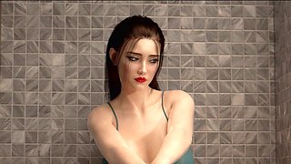 3D animated fun with Misskitty2k in a dimensional fap session