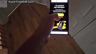 I cum over her amazing big tits