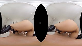 Asian horny teen VR crazy video