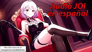 Spanish audio hentai JOI. Your new mistress humiliates you.