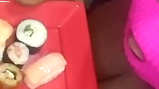 Horny Wife Sucked Our Two Cocks Milking One After the Other and Asked for Our Cum on Her Food.