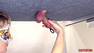 Mistress Explores and Plays with the Foreskin and Urethra of a Slave Easycbtgirl