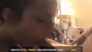 Chanel Deepthroats Her First Big Cock