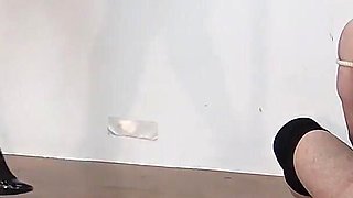 Female Teacher Rides in the Carriage and Slaves Have to Clean the Floor While Pulling the Carriage