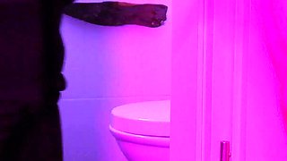 Sexy Business Woman with Boss in Office Restroom for Ripping off Nylon Sex