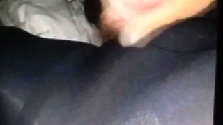 My sexy step daughter giving me a pantyhose handjob blowjob