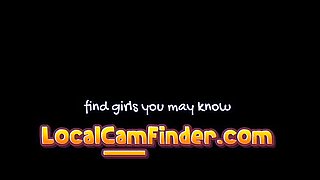 Pretty Ebony Amateur on Webcam