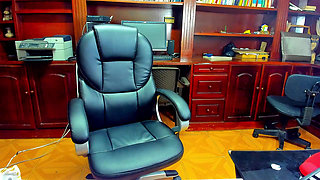fucking myselft with dildo at office