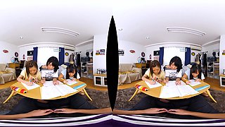 I’M A Teacher And My House Is Where All The Hot Tanned Girls Hang Out Part 2 - Petite Asian Schoolgirl Fffm Foursome