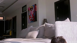 Small titted brunette amateur anal nailed at home