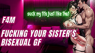 Fucking Your Sister's Bisexual GF - Audio -