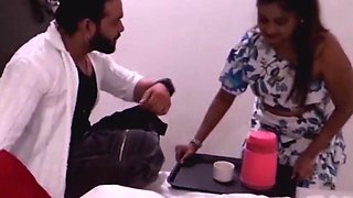 Waitress and Client, a new full movie with spicy scenes