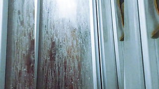German guy in the shower