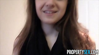 Propertysex - teenage real estate agent with big Natural Tits homemade xxx