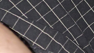 Step sister pulled out step brother dick from his pants