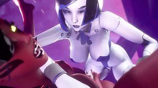 Porn game, 3d, playthrough