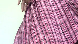 Amateur blondie solo anal masturbation