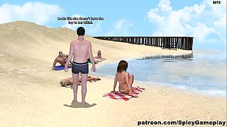 Adventures Of Willy D Wife Cheats Her Husband With Their Neighbor On The Beach Ep 28