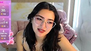 Skinny petite big tits amateur teen solo on cam