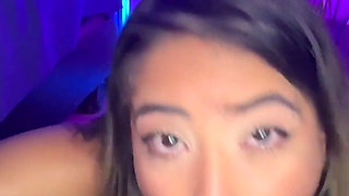 Sexy Girl in Small Bikini, Deep Throat in My Cock Smoking Cigarette