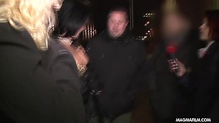 Jerking a stranger off - Magmafilm