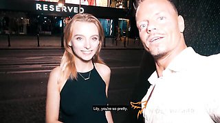 Wonderful Lily Ray and Bodo at outdoor smut