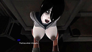 Titty Fucking a Ghost - Bound by Lust 3D Animated Game