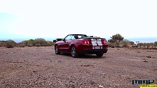 Horny Peasant Girl Alexis Crystal Gets Her Ass Slammed In Outdoor Threesome