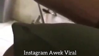 Cute Arab wife swallows cum after amateur BJ
