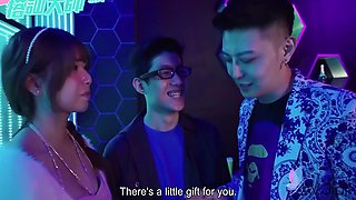 Nerdy Guy Wins Pick-up Game Show And Fucks Cute Brunette Ranako