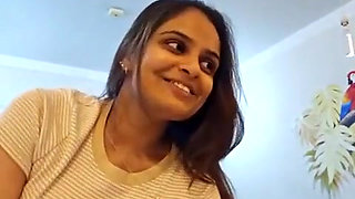 Indian Wife and Husband Romance with Pregnant in Interview