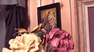 Slender French Doll Tries Out New Poses With Her Lover In The Bedroom