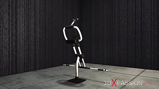 Lovebird's slave scene by 3DXPassion