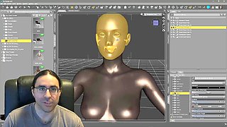 Black ebony, blender, skin