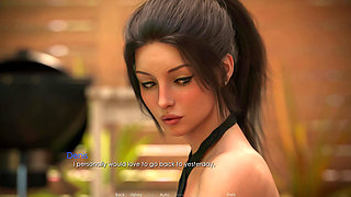 Kate S2 Denis Applied Sunscreen on Her Back Then Fucked Her