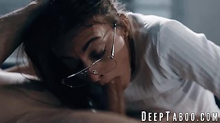 Religious babe Gia Derza commiting sinful fucking with a priest