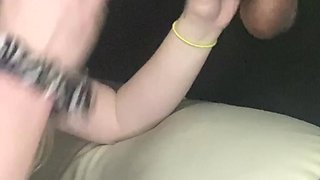 Sluttybritt Handling Daddy's Big Black Dick