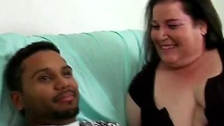 Fat MILF Fucking a Younger Guy