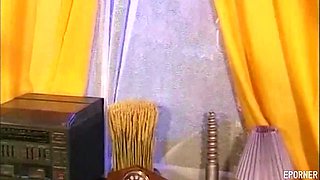 Alluring MILF beauty arousing retro hot video