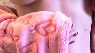 Step Stepbrother Wants to See What I Have Under My Robe and Teases My Virgin Pussy and Body