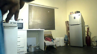 Fat Ass BBW Moaning and Stripteasing at the Kitchen