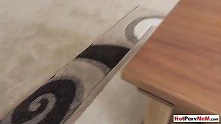 Fucking my busty Polish MILF stepmother in the bath