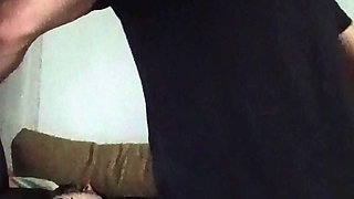 Beautiful Hot blonde Milf in stockings fucked by old neighbour