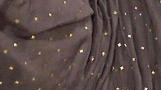 Wife Blindfold in Saree Boss Fucking - English Subtitles