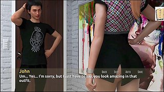 Anime porn, visual novel, three dimensional