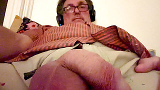 Father shows his precum