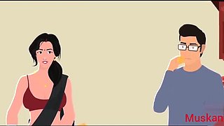Hot Indian Cartoon Bhabhi Fucks Devar - Animated Desi Sex Story