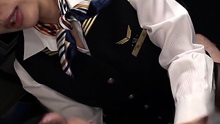 Brunette MILF sucks and fucks a big cock