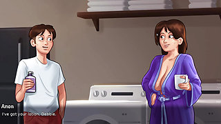 anon and dabby make hit seen in summertime saga part 3